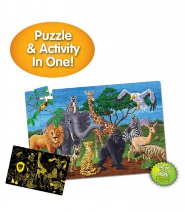 Puzzle Straluceste In Intuneric - Animale Salbatice