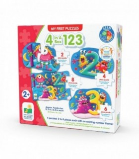 Set Primele Mele 4 Puzzle-Uri 123