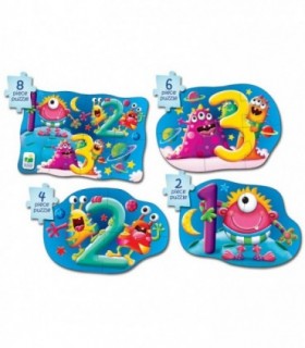 Set Primele Mele 4 Puzzle-Uri 123
