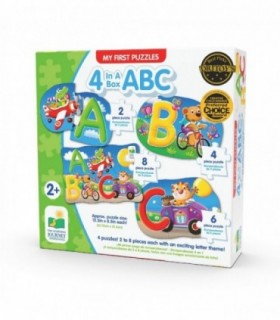 Set Primele Mele 4 Puzzle-Uri Abc - Eng