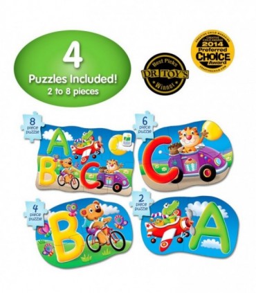 Set Primele Mele 4 Puzzle-Uri Abc - Eng
