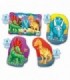 Set Primele Mele 4 Puzzle-Uri Dinozauri