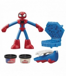 Play-doh Marvel Figurina Flexibila Cu Accesorii Spider Man 10cm