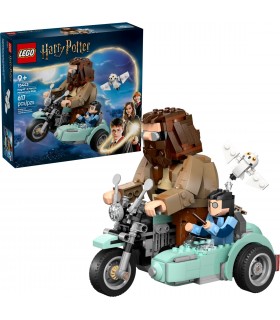 Hagrid si Harry pe Motocicleta