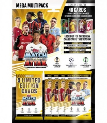 Set cartonase Mega Multipack - Topps Match Attax 24/25