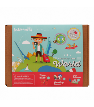 Kit Creatie 3-In-1 In Jurul Lumii