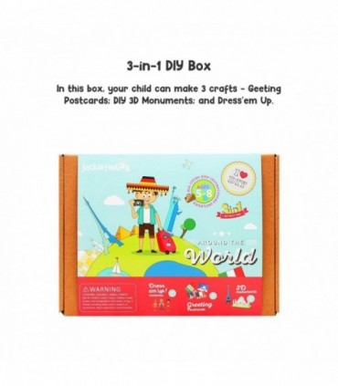 Kit Creatie 3-In-1 In Jurul Lumii
