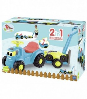 Tractor Ride Cu Remorca Si Cositoare