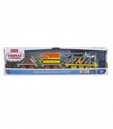 Locomotiva Motorizata Thomas si Terence cu 2 Vagoane