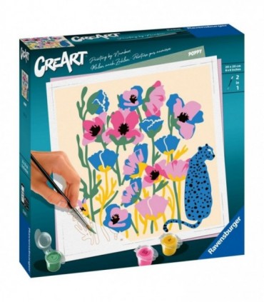 Pictura pe Numere – Maci Colorati