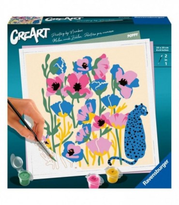 Pictura pe Numere – Maci Colorati