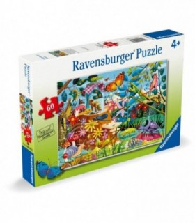Puzzle Lumea Insectelor, 60 Piese - Design Nou