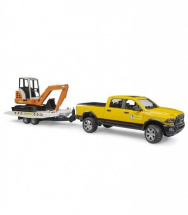 RAM 2500 cu Remorca si Mini Excavator