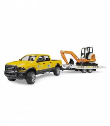 RAM 2500 cu Remorca si Mini Excavator