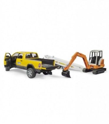 RAM 2500 cu Remorca si Mini Excavator