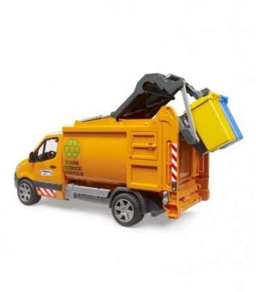 Mercedes Benz Sprinter De Gunoi Municipal Cu 2 Pubele