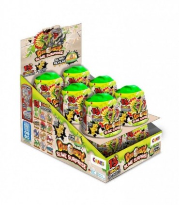 Capsula Slime Cu Figurina Dinozaur