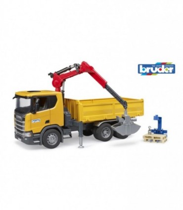 Scania Super 560R Cu Macara Si 2 Paleti