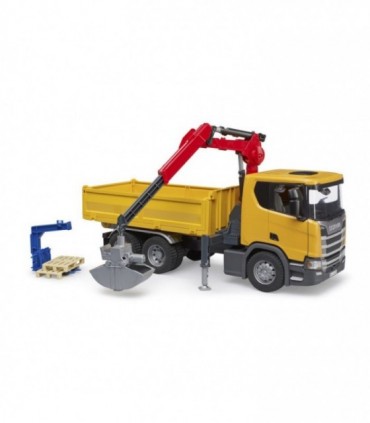 Scania Super 560R Cu Macara Si 2 Paleti