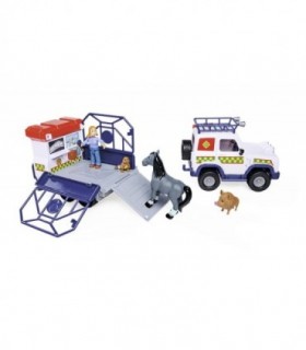 Vehicul de Salvare al Animalelor cu Figurine si Accesorii