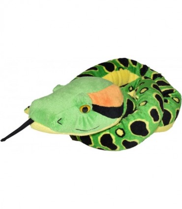 Sarpe Anaconda verde inchis, 137 cm