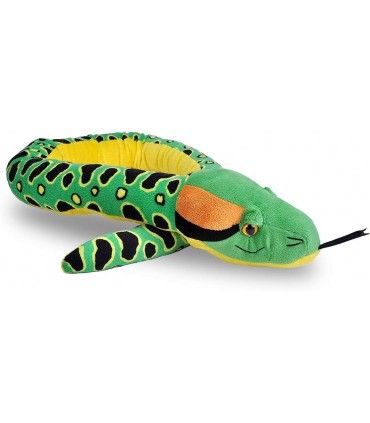 Sarpe Anaconda verde inchis, 137 cm