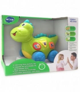 Baby Dinozaurul Interactiv Cu Miscari Melodii Si Lumini Hola Toys 6105