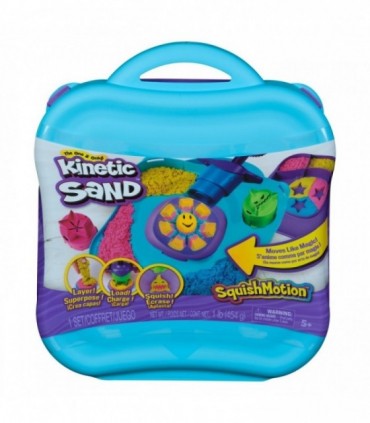 Set nisip Squish Motion cu forme si accesorii