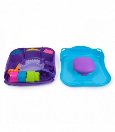 Set nisip Squish Motion cu forme si accesorii