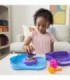 Set nisip Squish Motion cu forme si accesorii
