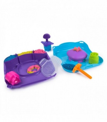 Set nisip Squish Motion cu forme si accesorii