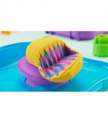 Set nisip Squish Motion cu forme si accesorii