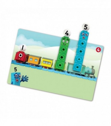 MathLink®Cubes Numberblocks in engleza Set de activitati de la 1 - 10