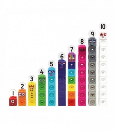 MathLink®Cubes Numberblocks in engleza Set de activitati de la 1 - 10