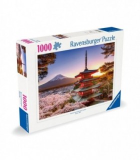 Puzzle Fuji Ciresi Infloriti, 1000 Piese Design Nou