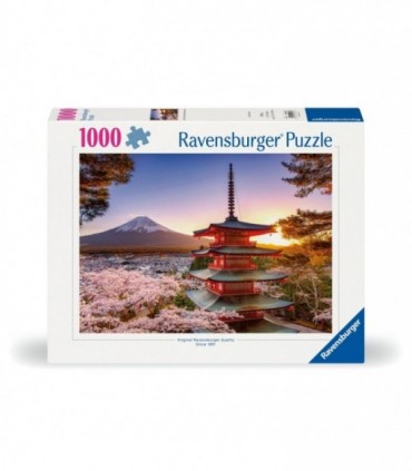 Puzzle Fuji Ciresi Infloriti, 1000 Piese Design Nou