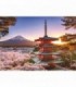 Puzzle Fuji Ciresi Infloriti, 1000 Piese Design Nou