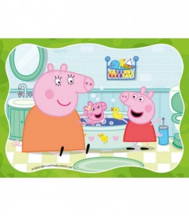 Puzzle Peppa Pig 4 in 1, 12/16/20/24 Piese