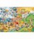 Puzzle Distractia Copiilor In Cele 4 Anotimpuri, 100 Piese XXL