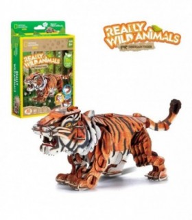Puzzle 3D Tigru Siberian, 87 Piese
