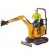 Excavator Micro Jcb 8010 Cts Cu Figurina