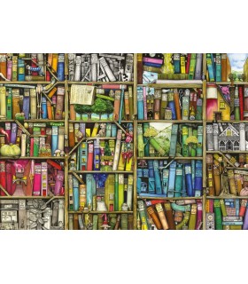 Puzzle Libraria Bizara, 1000 Piese
