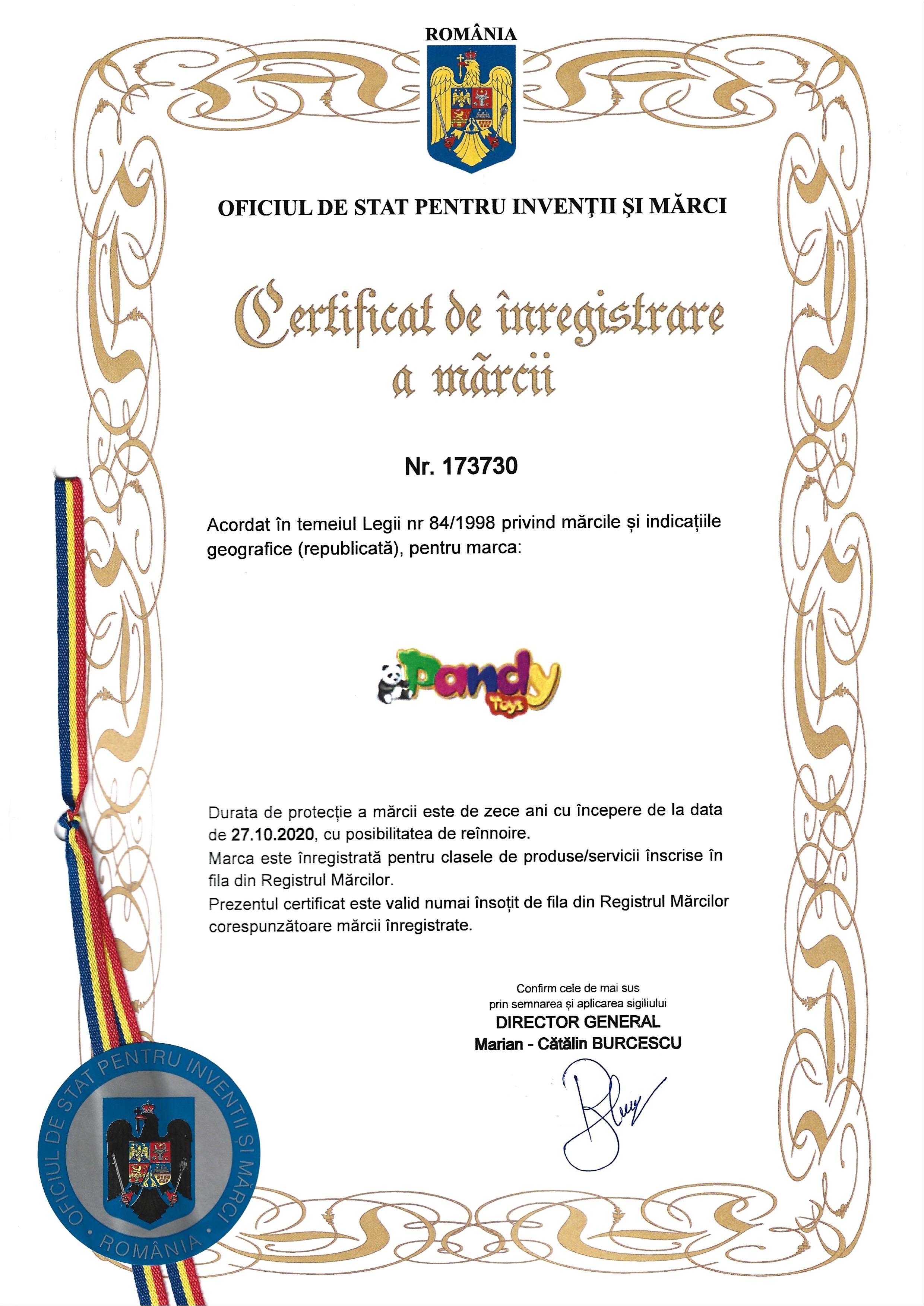 Certificat_OSIM_Pandy_Toys